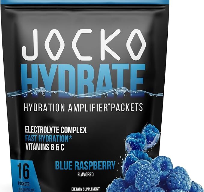 Jocko Fuel Hydrate Electrolytes Powder Packets No Sugar – Hydration Amplifier Packets Review