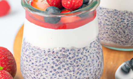 Chia Seed Pudding With Coconut Milk And Berries