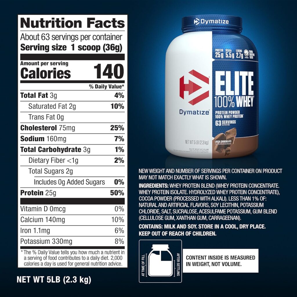 Dymatize Protein Powder, Rich Chocolate, 80 Ounce