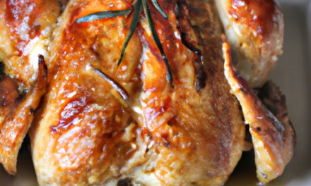 Garlic Rosemary Roasted Chicken