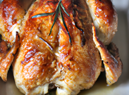 Garlic Rosemary Roasted Chicken