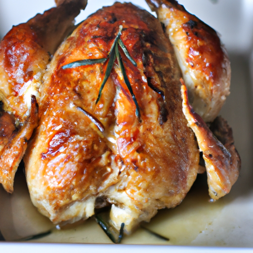 Garlic Rosemary Roasted Chicken