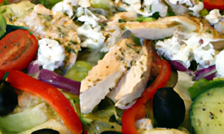 Greek Salad With Grilled Chicken