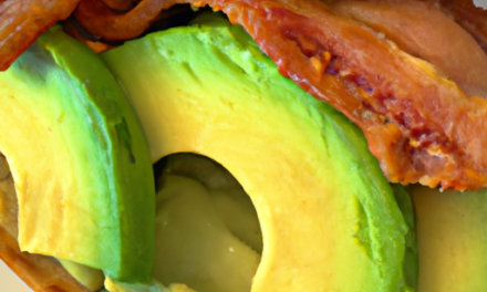 Keto Avocado And Bacon Breakfast Sandwich