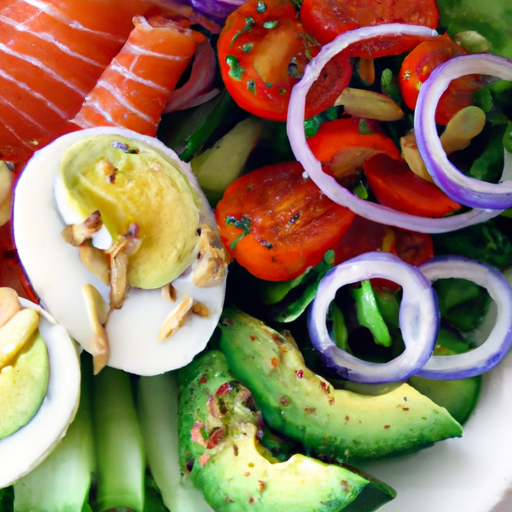 Smoked Salmon And Avocado Breakfast Salad