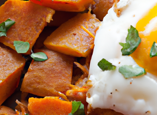 Sweet Potato Hash With Eggs