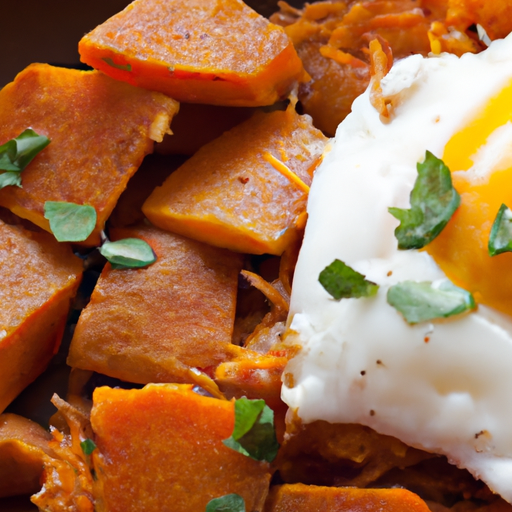 Sweet Potato Hash With Eggs