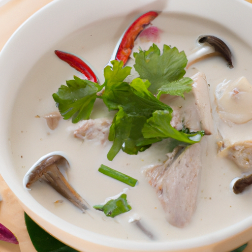 Thai Coconut Soup (Tom Kha Gai)