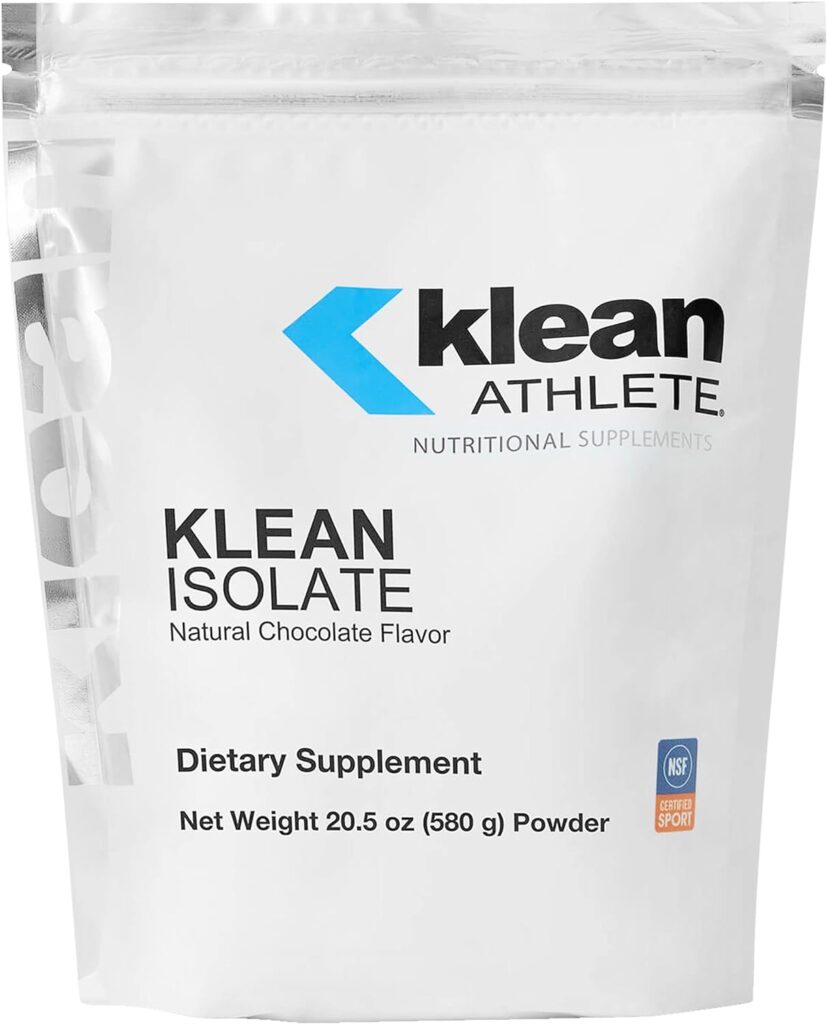 Klean ATHLETE Klean Isolate | Whey Protein Isolate to Enhance Daily Protein and Amino Acid Intake for Muscle Integrity* | NSF Certified for Sport | 20 Servings | Natural Chocolate Flavor