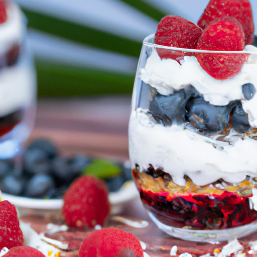 Mixed Berry Coconut Cream Parfait