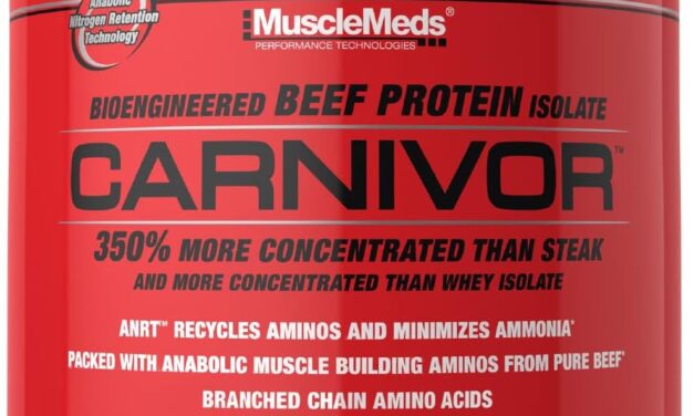 MuscleMeds Carnivor Beef Protein Isolate Powder Review